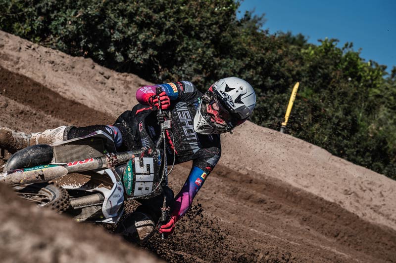 Noel Zanocz is the red plate holder of the EMX125 European Championship