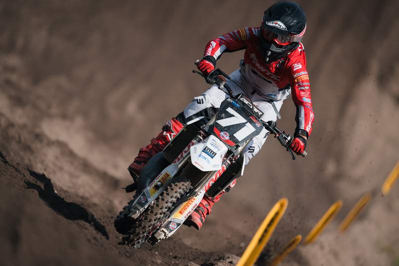 A mixed weekend for the Fantic Factory Racing EMX team